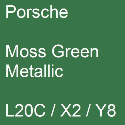 Porsche, Moss Green Metallic, L20C / X2 / Y8.